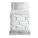 Manta terapéutica original - Funda de algodón Formas azules