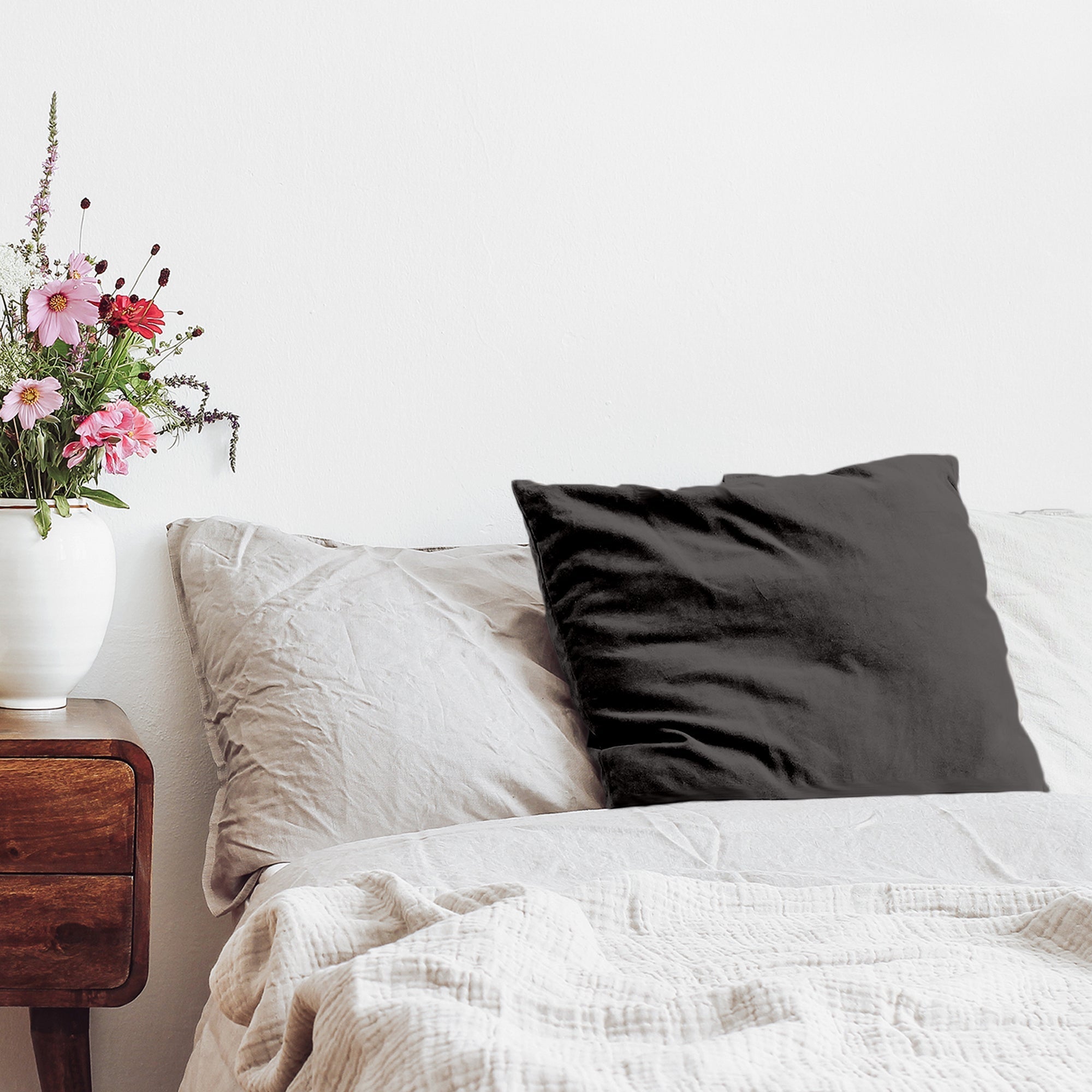 Almohada de salud gris oscuro