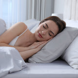 Almohada de salud gris claro