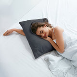 Almohada de salud gris oscuro