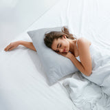 Almohada de salud gris claro