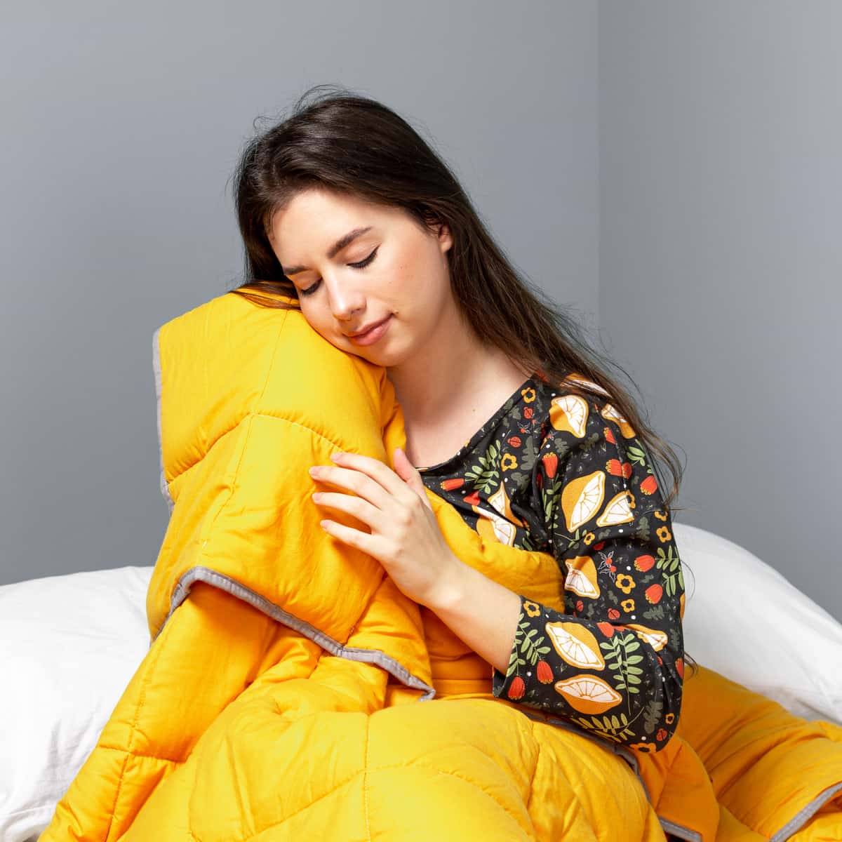 Manta terapéutica original - Funda para mantas con peso con lazos para niños y adultos