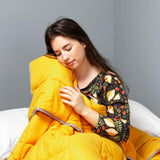 Manta terapéutica original - Funda para mantas con peso con lazos para niños y adultos