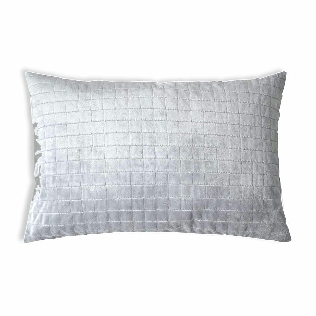 Almohada de salud con funda de 4 estaciones en gris hielo para adultos