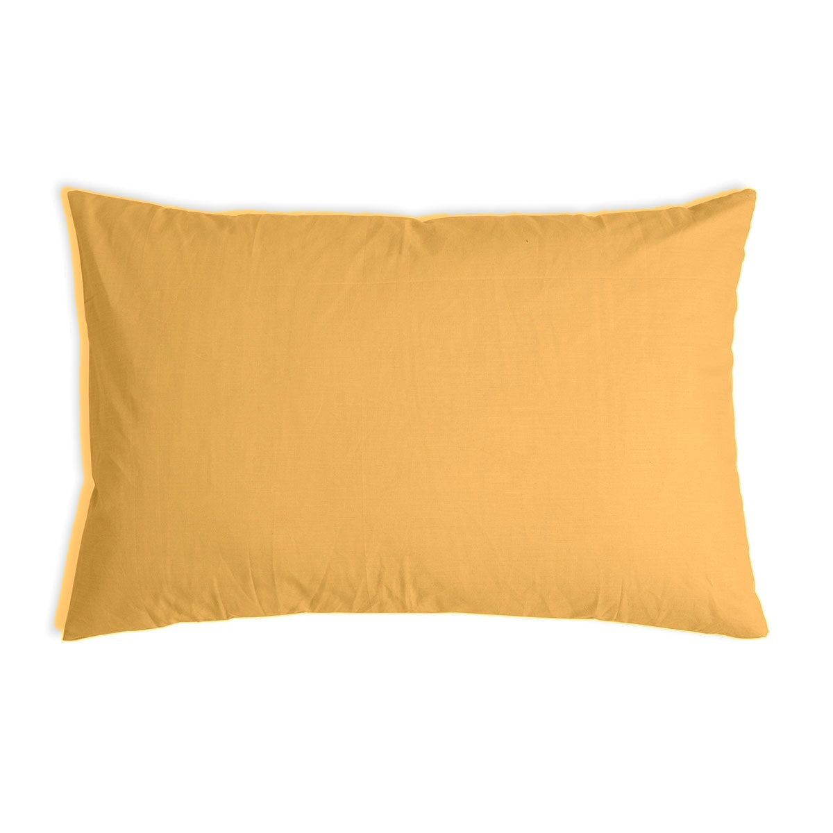 Almohada de salud con funda de algodón en amarillo para adultos