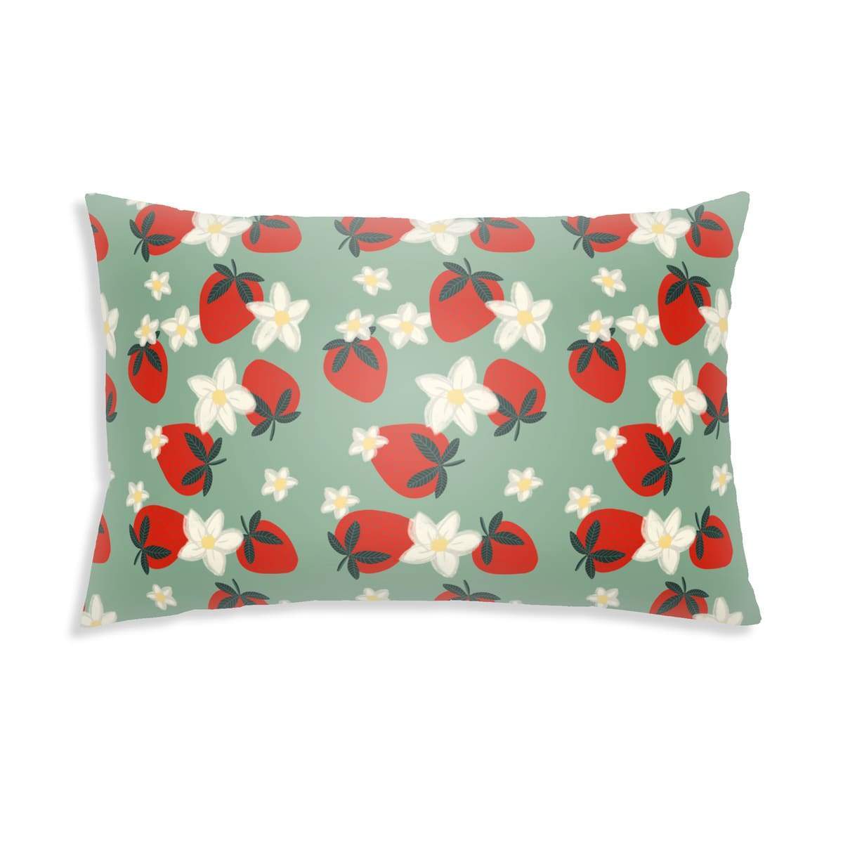 Almohada de salud con diseño de fresas para niños