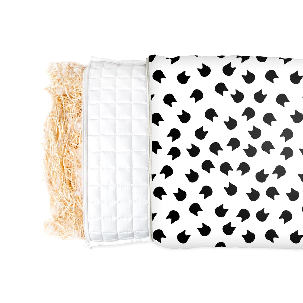 Almohada de salud con diseño de gatos para niños