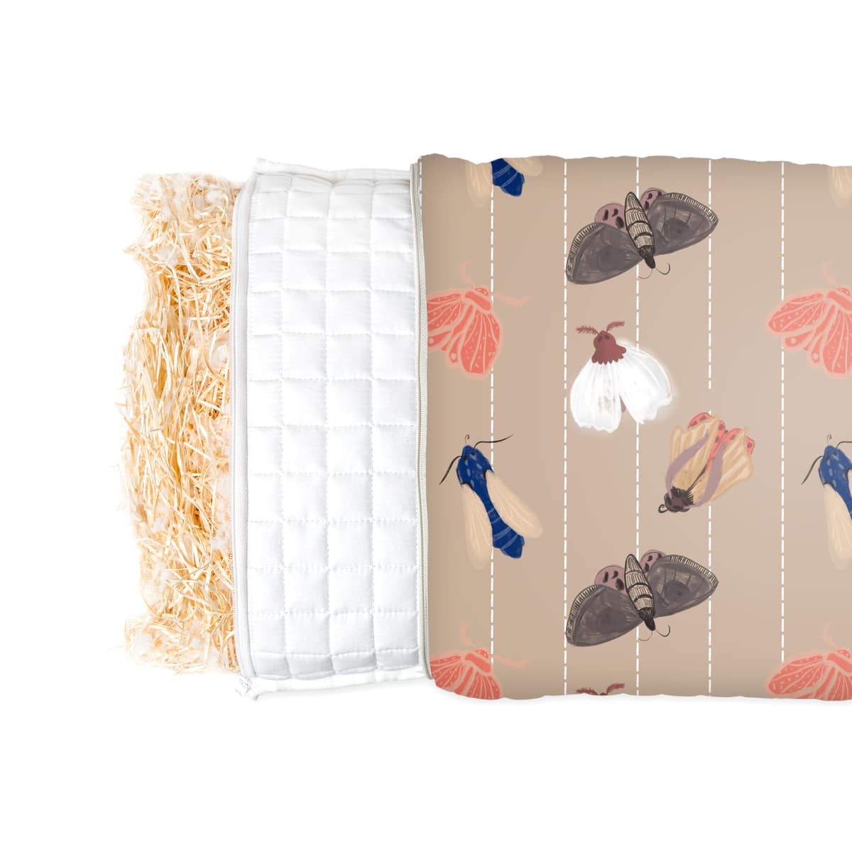 Almohada de salud con diseño de insectos para niños