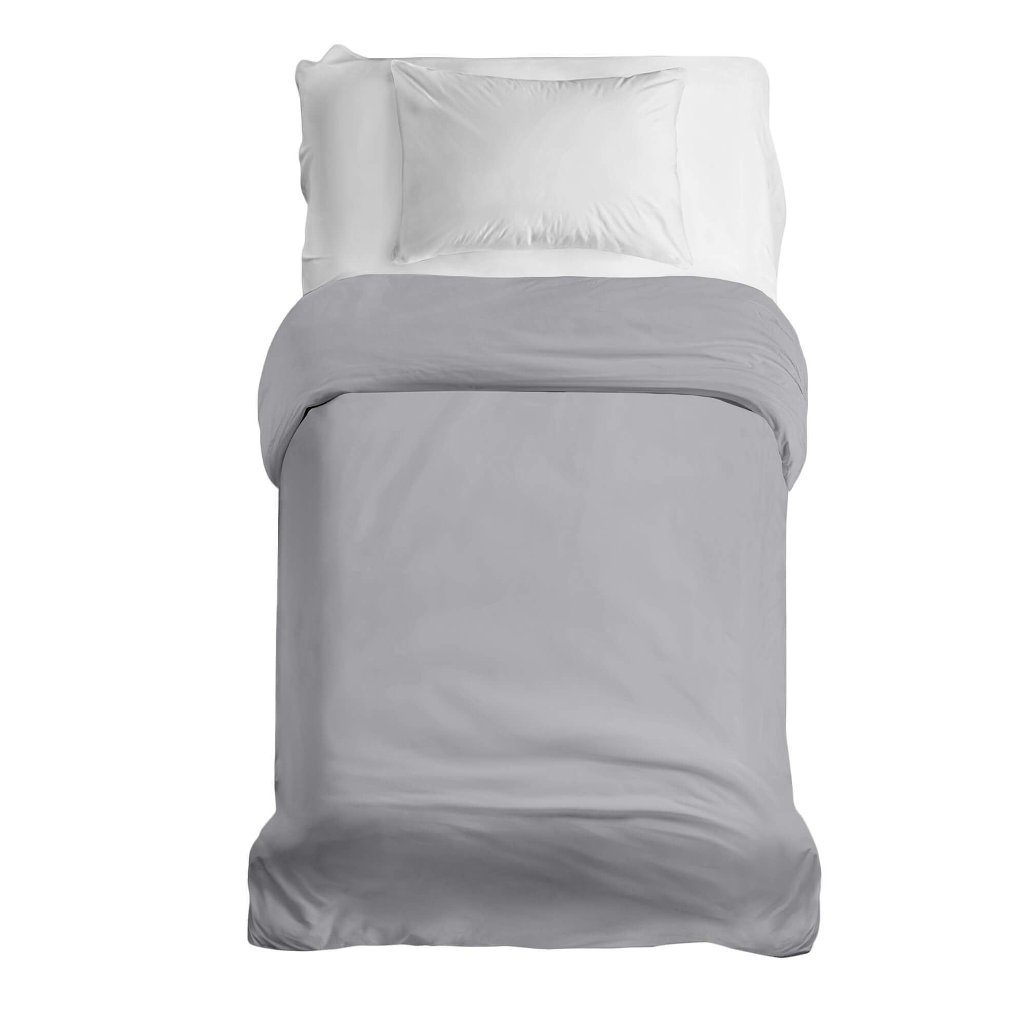 Manta terapéutica original - Funda de algodón en gris claro