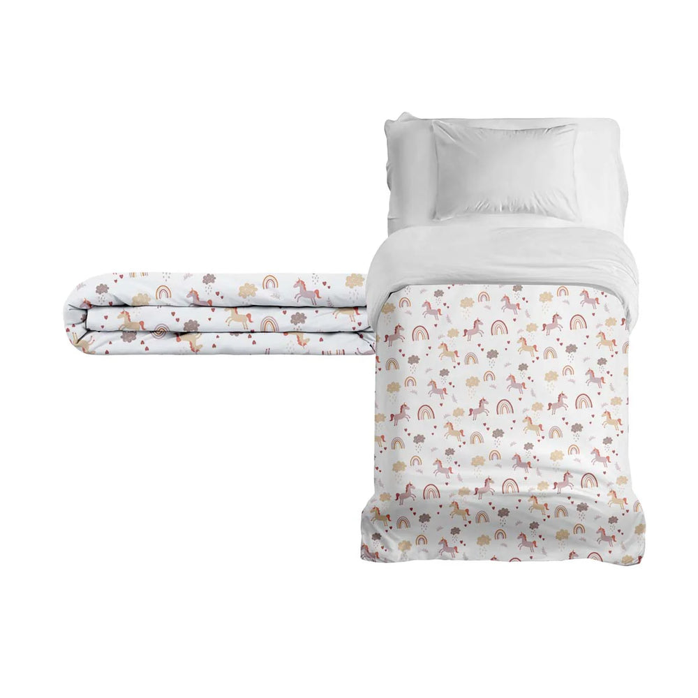 Manta terapéutica original - Manta de peso unicornio con funda de algodón para niños
