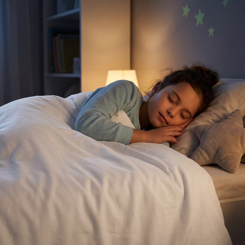 Original Therapiedecke - Gewichtsdecke mit Baumwollbezug in Weiß für Kinder