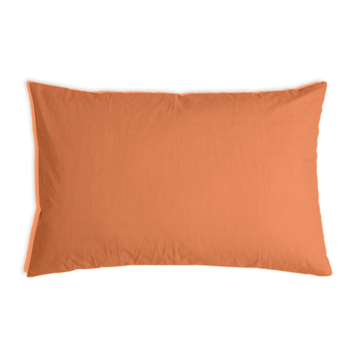 Almohada de salud con funda de algodón en rojo óxido para adultos