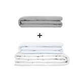 Manta terapéutica original - Juego de mantas con peso para adultos incluyendo 2 fundas a elegir