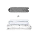 Manta terapéutica original - Juego de mantas con peso para adultos incluyendo 2 fundas a elegir