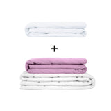 Manta terapéutica original - Juego de mantas con peso para adultos incluyendo 2 fundas a elegir