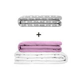 Manta terapéutica original - Juego de mantas con peso para adultos incluyendo 2 fundas a elegir