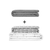 Manta terapéutica original - Juego de mantas con peso para adultos incluyendo 2 fundas a elegir