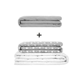 Manta terapéutica original - Juego de mantas con peso para adultos incluyendo 2 fundas a elegir