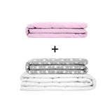 Manta terapéutica original - Juego de mantas con peso para adultos incluyendo 2 fundas a elegir