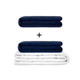 Manta terapéutica original - Juego de mantas con peso para adultos incluyendo 2 fundas a elegir