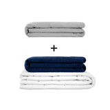 Manta terapéutica original - Juego de mantas con peso para adultos incluyendo 2 fundas a elegir