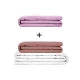 Manta terapéutica original - Juego de mantas con peso para adultos incluyendo 2 fundas a elegir