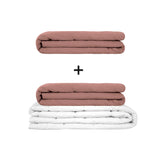 Manta terapéutica original - Juego de mantas con peso para adultos incluyendo 2 fundas a elegir