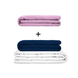 Manta terapéutica original - Juego de mantas con peso para adultos incluyendo 2 fundas a elegir