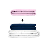 Manta terapéutica original - Juego de mantas con peso para adultos incluyendo 2 fundas a elegir