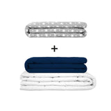 Manta terapéutica original - Juego de mantas con peso para adultos incluyendo 2 fundas a elegir