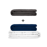 Manta terapéutica original - Juego de mantas con peso para adultos incluyendo 2 fundas a elegir