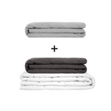 Manta terapéutica original - Juego de mantas con peso para adultos incluyendo 2 fundas a elegir