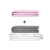 Manta terapéutica original - Juego de mantas con peso para adultos incluyendo 2 fundas a elegir