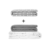 Manta terapéutica original - Juego de mantas con peso para adultos incluyendo 2 fundas a elegir