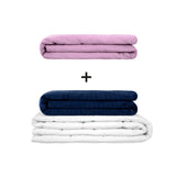 Manta terapéutica original - Juego de mantas con peso para adultos incluyendo 2 fundas a elegir