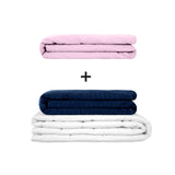 Manta terapéutica original - Juego de mantas con peso para adultos incluyendo 2 fundas a elegir