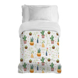 Manta terapéutica original - Funda de algodón Plantas de interior coloridas