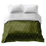 Manta terapéutica original - Funda de algodón Piel de serpiente verde
