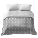 Manta terapéutica original - Funda de algodón en gris con estrellas