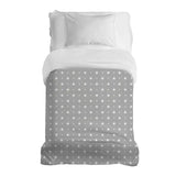 Manta terapéutica original - Funda de algodón en gris con estrellas
