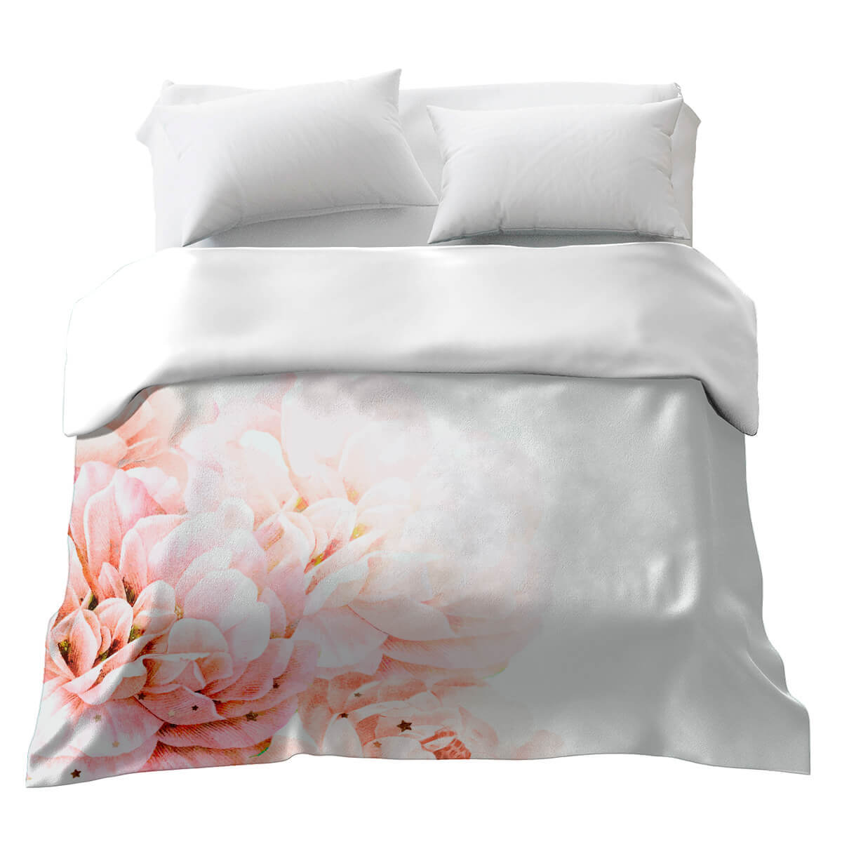 Manta terapéutica original - Funda de algodón Flor grande