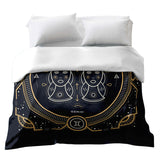 Manta terapéutica original - Funda de algodón Signo zodiacal Géminis