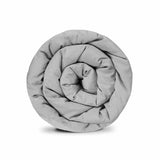 Manta terapéutica original - Funda de algodón en gris claro