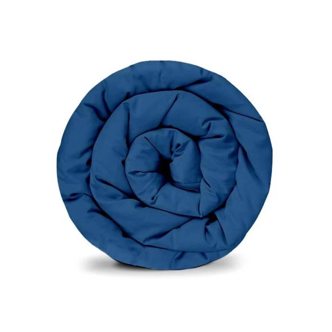 Manta terapéutica original - Funda de algodón en azul