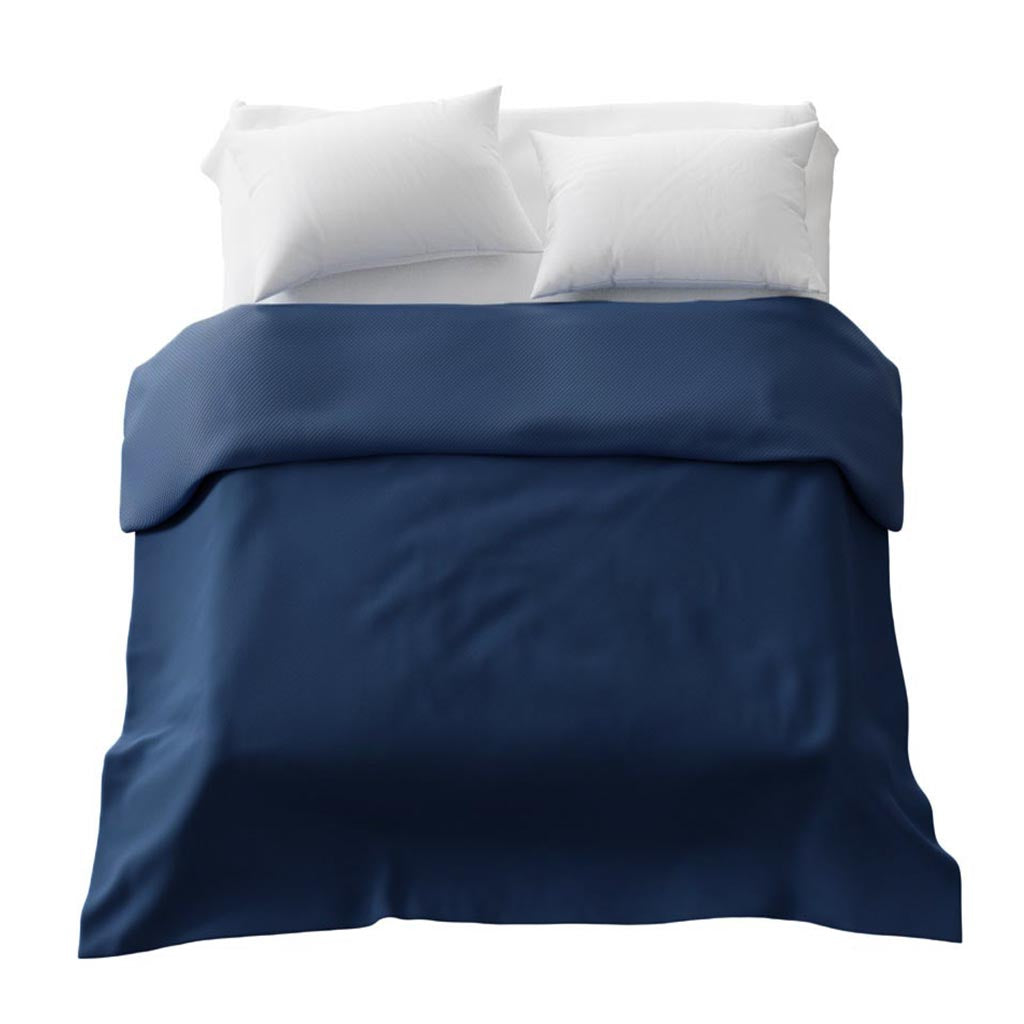 Manta terapéutica original - Funda de algodón en azul oscuro