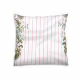 Almohada de salud blanca y roja con ramas para adultos