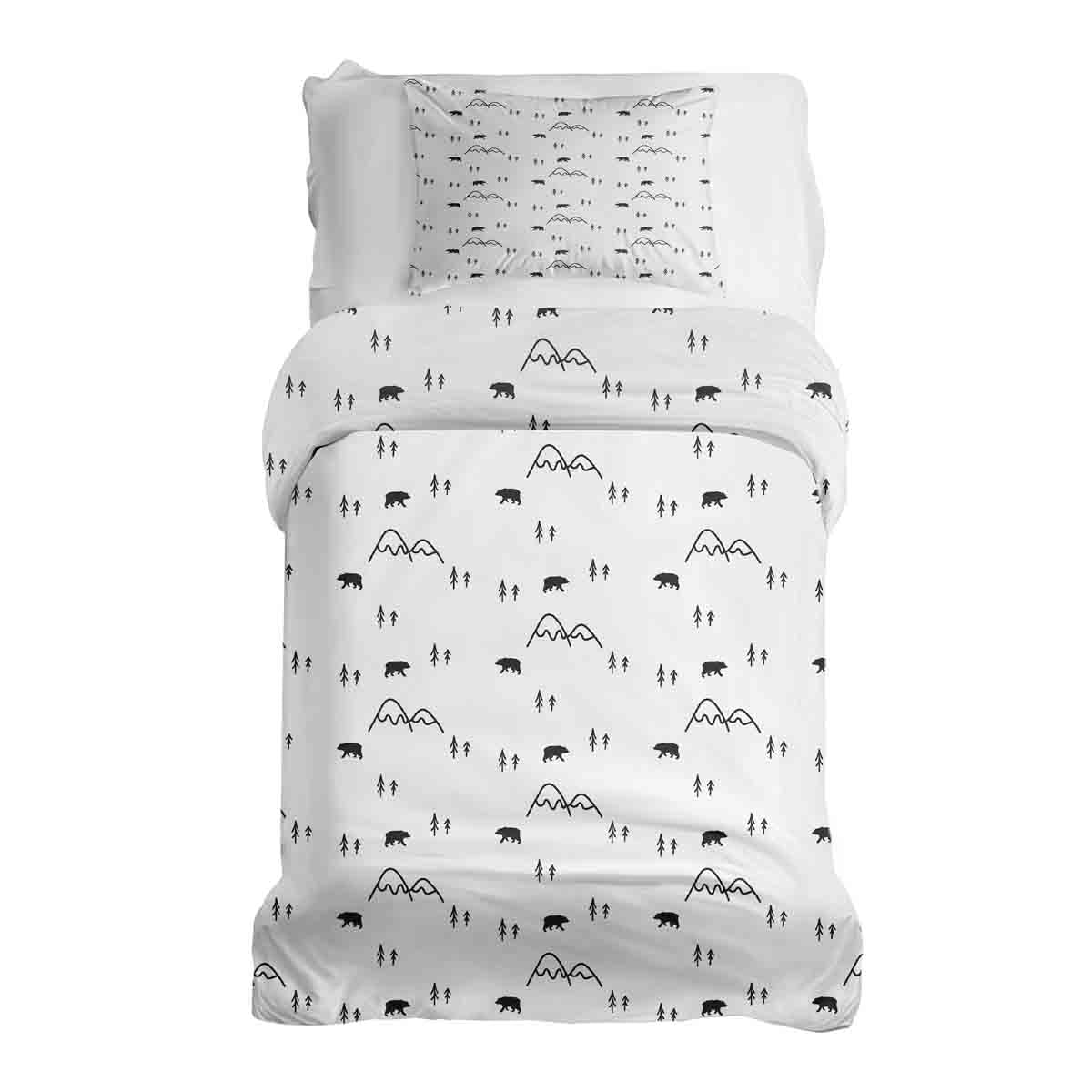 Juego de ropa de cama con manta terapéutica Bosque en Canadá