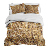 Set de ropa de cama con manta terapéutica y heno