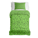 Juego de ropa de cama para terapia en verde claro con signo de interrogación
