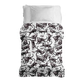 Manta terapéutica original - Funda de algodón Gato de Halloween